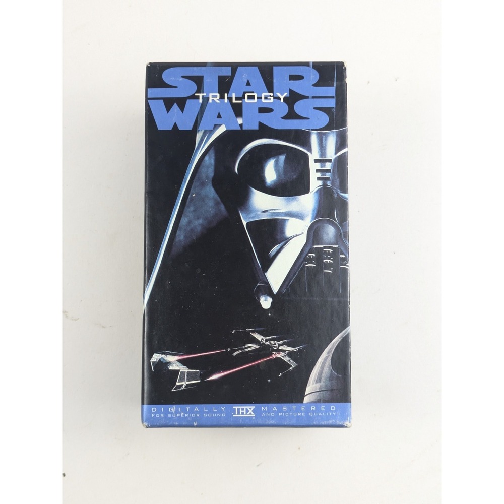 STAR WARS TRILOGY VHS Box Set Of 3 Tapes 1995 Edition Original Movie.